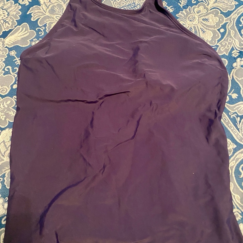 Chic Women's Tankini Top in Navy